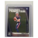 Drake Maye 2024 Optic Primary Colors rookie