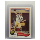 Dan Fouts 1982 Topps Record Breaker