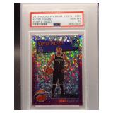 Kevin Durant 2019 Hoops purple disco ref. PSA 10