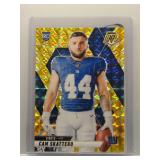 Cam Skattebo 2025 Mosaic rookie gold mosaic ref.