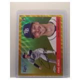 Eric Orze 2025 Topps Chrome Plat RC gold wave /50