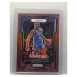 Shai Gilgeous Alexander 2023-24 Prizm Monopoly...