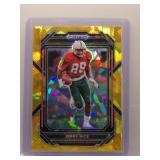 Jerry Rice 2023 Prizm DP yellow ice ref.