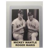 Mickey Mantle & Roger Maris 1988 JSB promo