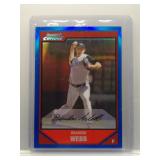 Brandon Webb 2007 Bowman Chrome blue Refractor