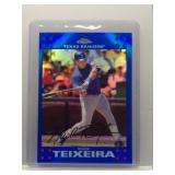 Mark Teixeira 2007 Topps Chrome blue Refractor