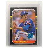 Greg Maddux 1987 Donruss rookie