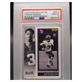 2023 Panini BW Rookies Jordan Addison PSA 10