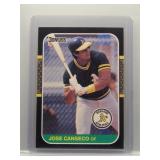 Jose Canseco 1987 Donruss