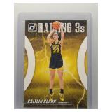 Caitlin Clark 2024 Donruss Raining 3s