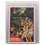 Magic Johnson 1981 Topps Super Action