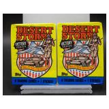 1991 Topps Desert Storm Sealed Pack Lot of 2