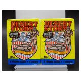 1991 Topps Desert Storm Sealed Pack Lot of 2
