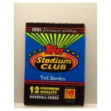 1991 Stadium Club Baseball Sealed Pack