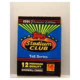 1991 Stadium Club Baseball Sealed Pack
