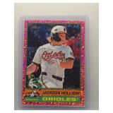 Jackson Holliday 2025 Topps Heritage pink speckle