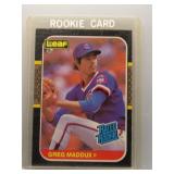 Greg Maddux 1987 Leaf rookie