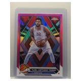 Karl-Anthony Towns 2023 Topps Chrome pink