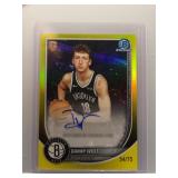 Danny Wolf 2025 Bowman Chrome rookie auto...
