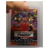 Cayden Boozer 2025 Leaf A New Dawn orange ice /1