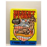 Desert Storm 1991 Topps Sealed Wax Pack