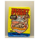 Desert Storm 1991 Topps Sealed Wax Pack