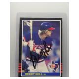 Buddy Bell 1985 Donruss auto