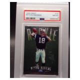 Peyton Manning 1998 Topps Finest rookie PSA 8