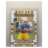 Omarion Hampton 2025 Donruss Throwback rookie