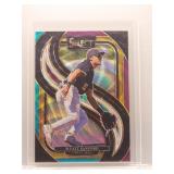 Wyatt Sanford 2025 Select Premier aqua/purple wave
