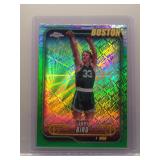 Larry Bird 2024 Topps Chrome green logo ref.