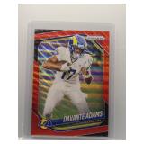 Davante Adams 2025 Prizm red wave