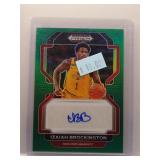 Izaiah Brockington 2022 Prizm DP auto green