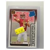 Jayden Daniels 2024 Donruss Throwback rookie