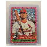 Ivan Herrera 2025 Topps Heritage pink speckle