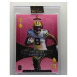 Josh Jacobs 2026 Wild Card Draw 5 Black Tie /2