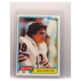 Dan Hampton 1981 Topps