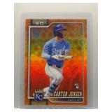 Carter Jensen 2026 Topps rookie sun foil