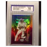 Justin Jefferson 2025 Certified purple /299 CCG 10