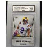 Justin Jefferson 2020 Leaf Rookie CCG 10