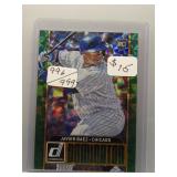 Javier Baez 2015 Donruss Dominator rookie green