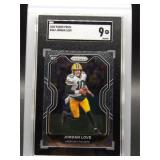 Jordan Love 2020 Prizm rookie SGC 9