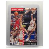 M. Jordan/S. Pippen 1992 Upper Deck Scoring...