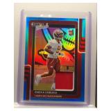Emeka Egbuka 2025 Donruss Threads rookie patch...