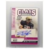 Jeremy Bloom 2006 Topps DPP Class Marks auto