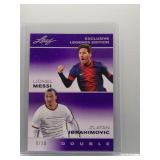 L. Messi/Z. Ibrahimovic 2024 Leaf Double purple