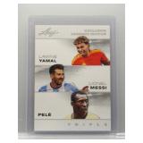 Yamal/Messi/Pele 2024 Leaf Triple