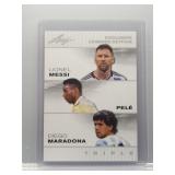 Messi/Pele/Maradona 2024 Leaf Triple