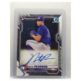 Nate Pearson 2021 Bowman Chrome rookie auto