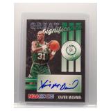 Xavier McDaniel 2021 Hoops Great Signatures auto